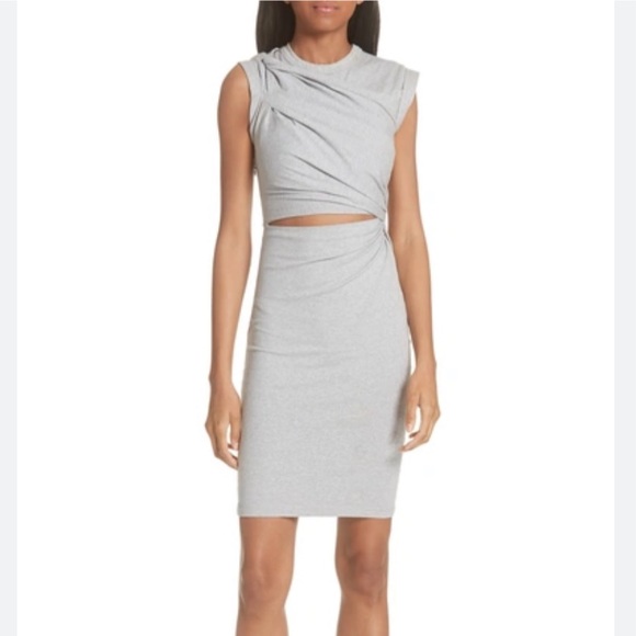 T By Alexander Wang Twist Cutout Dress New w Tags - Picture 2 of 7